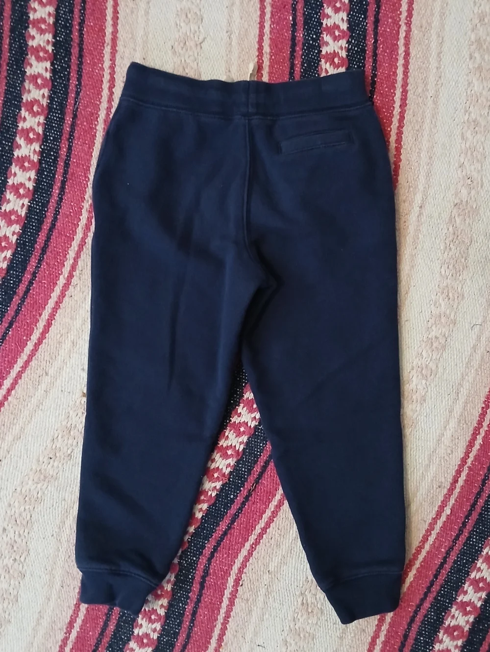 Ralph‎ Lauren Cruise Navy Fleeced Jogger Pants Red Logo BOYS 6